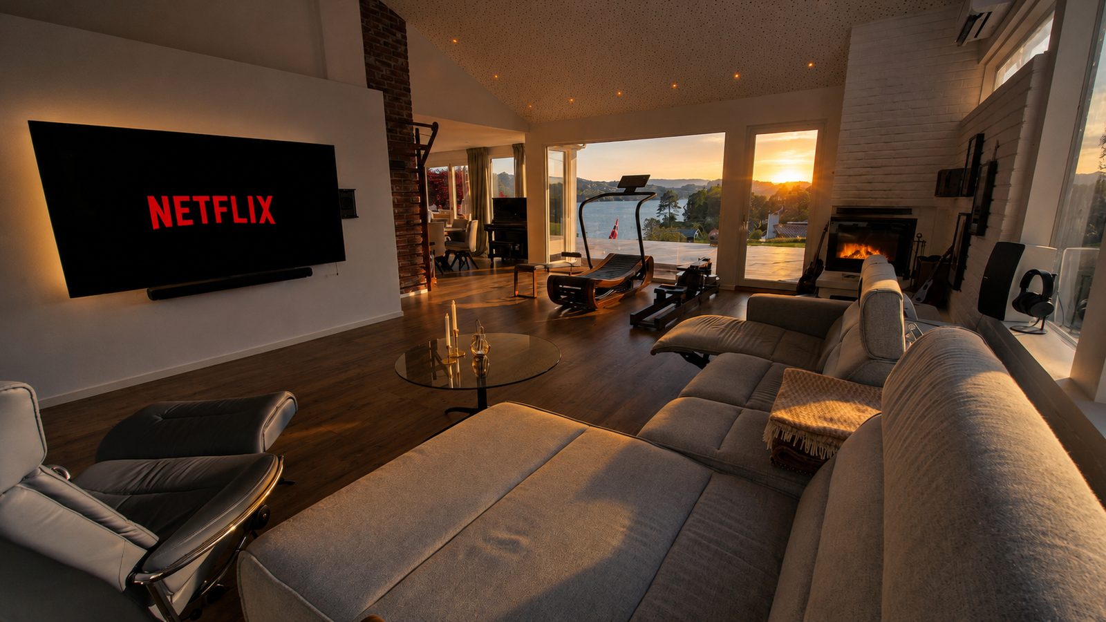 Living room with a view