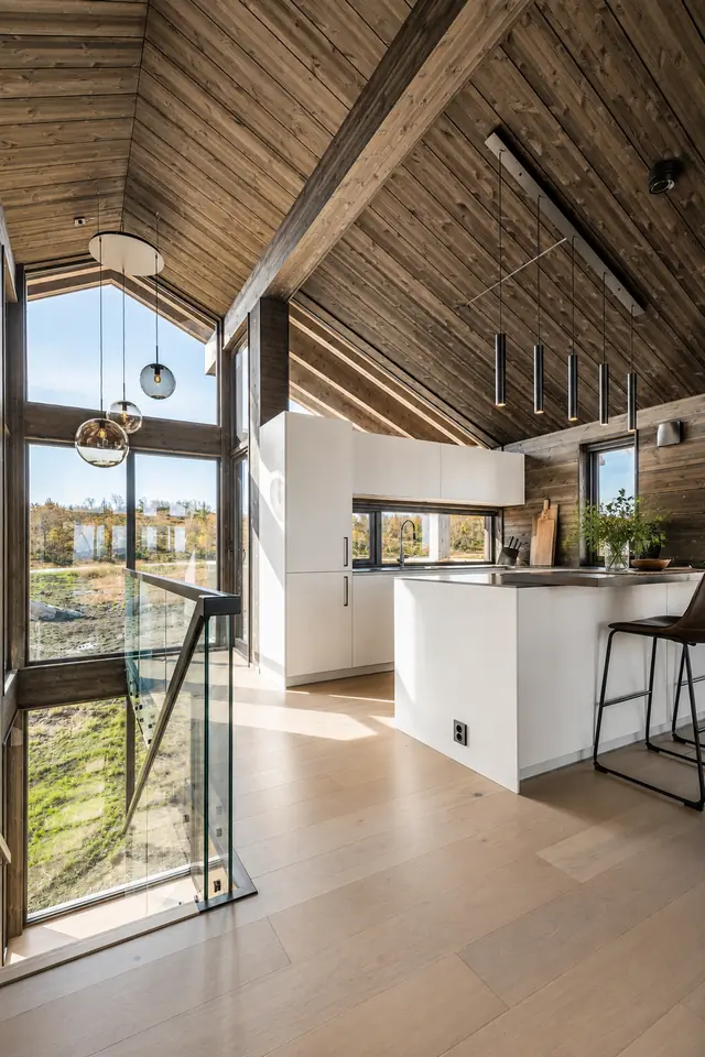 The kitchen, vertical view